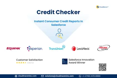 Credit Checker: Credit Report, Credit Check & Tri-Merge Report in Salesforce for Salesforce — screenshot