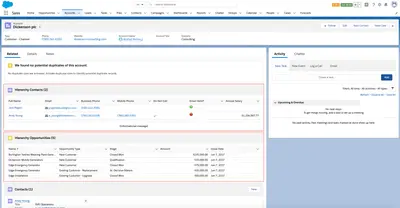 CTK Dynamic Related List for Salesforce — screenshot