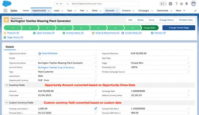 Currency Toolkit for Salesforce — screenshot