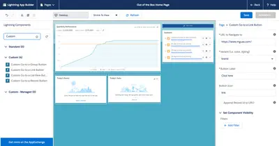 Custom Lightning Navigation Buttons for Salesforce — screenshot