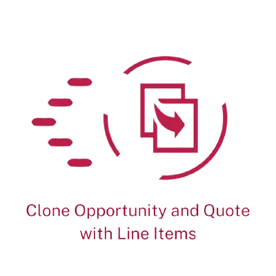 CV Opportunity Clone with Products, Quote Clone and Quote Clone with Line Items for Salesforce — screenshot