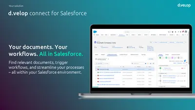 d.velop documents | Document Management | connect for M365 for Salesforce — screenshot