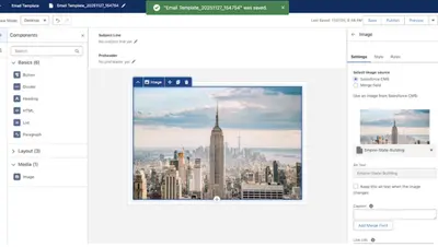 DAM Connect for Salesforce Marketing Cloud Next for Salesforce — screenshot