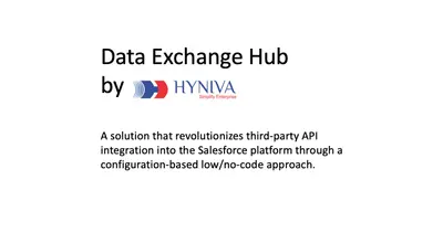 Data Exchange Hub for Salesforce — screenshot