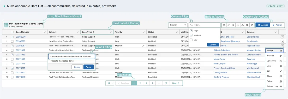 Data Sync Pro — screenshot from the Salesforce AppExchange listing