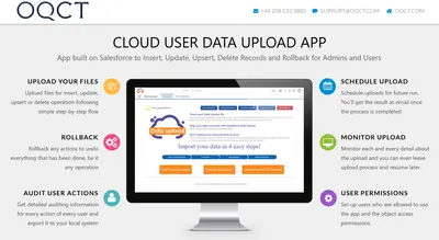 Data Upload for Non- Tech User (Replace: Data Loader, Salesforce Import Wizard) for Salesforce — screenshot