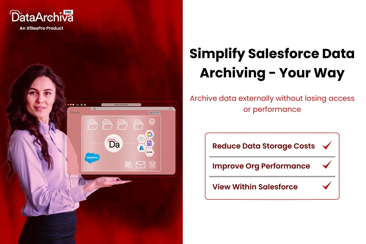 DataArchiva Pro: Salesforce Data Archiving to External Cloud (AWS, Azure) — screenshot from the Salesforce AppExchange listing