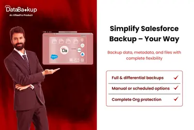 DataBakup: Backup & Recovery App for Salesforce Data, Metadata, and Files for Salesforce — screenshot