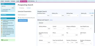 DataLocity™ by MCH EDUCATION for Salesforce — screenshot