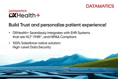 Datamatics DXHealth+ for Salesforce — screenshot