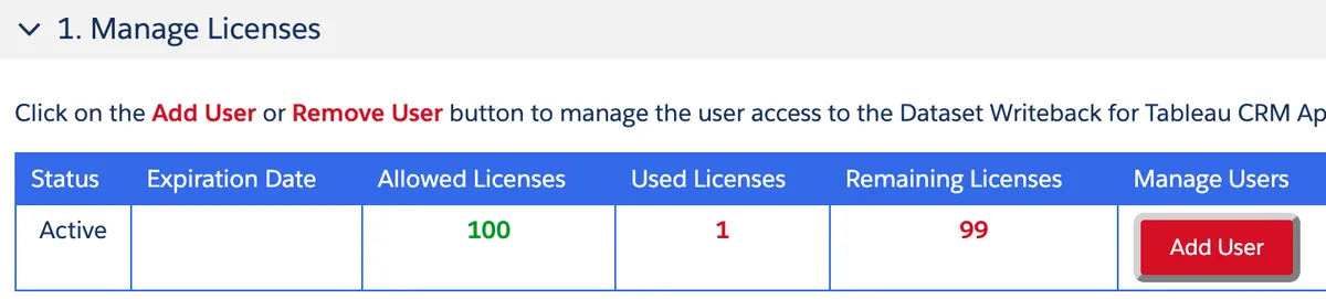 Dataset Writeback for CRM Analytics — screenshot from the Salesforce AppExchange listing