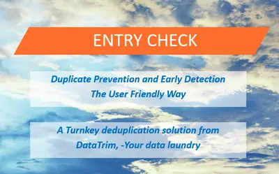 DataTrim Entry Check for Salesforce — screenshot