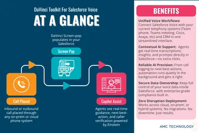 DaVinci Toolkit for Avaya & Salesforce Voice for Salesforce — screenshot