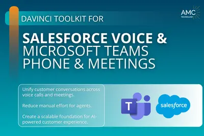 DaVinci Toolkit for Microsoft Teams & Salesforce Voice for Salesforce — screenshot