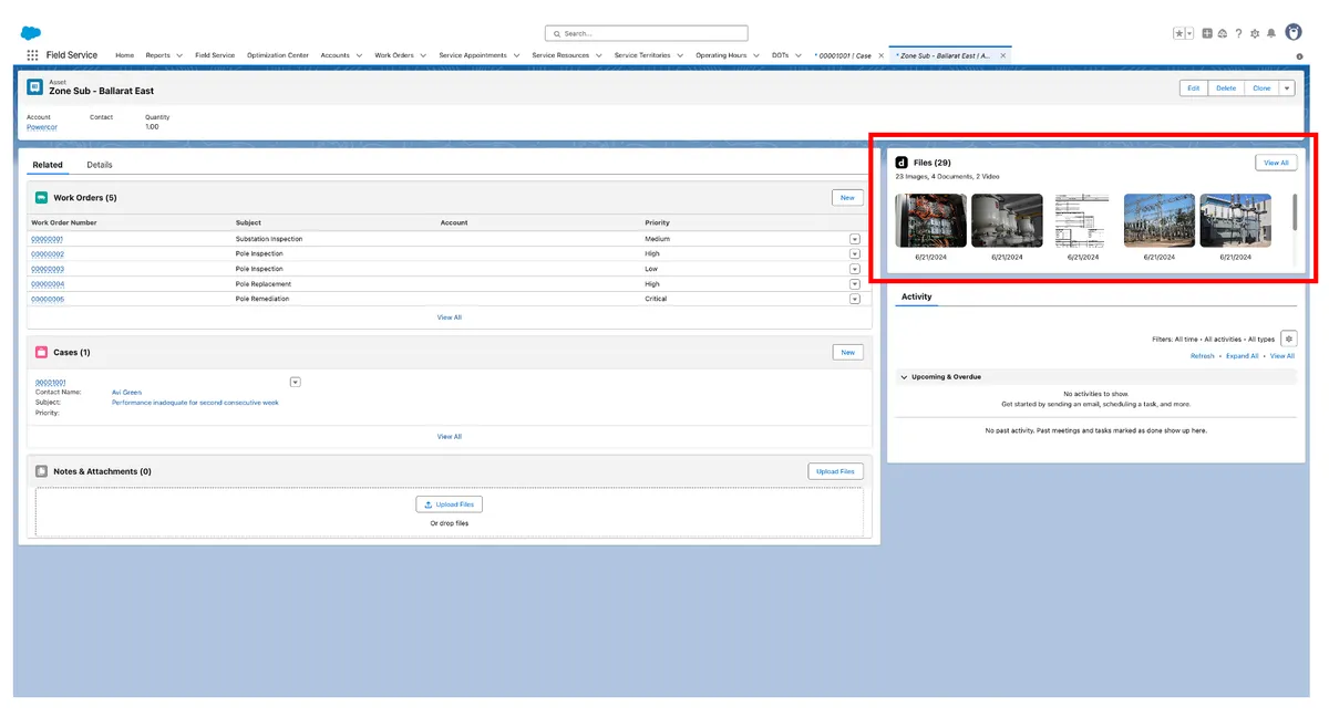 Dcisive — screenshot from the Salesforce AppExchange listing