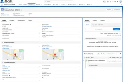 DealerConnect CRM/I for Salesforce — screenshot