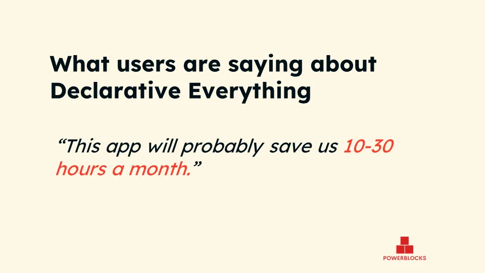 Declarative Everything (formerly Declarative Batch) — screenshot from the Salesforce AppExchange listing