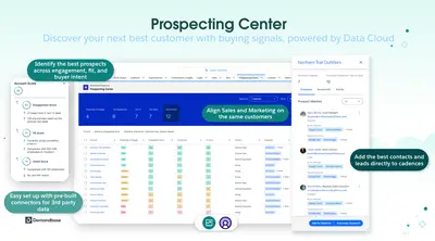 Demandbase Intent for Prospecting Center for Salesforce — screenshot