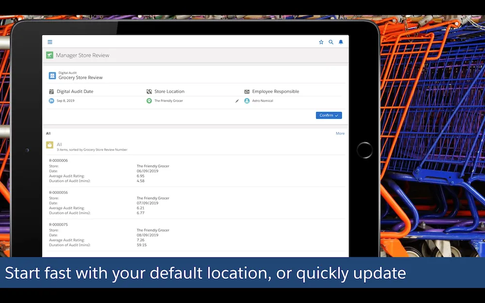 Digital Store Audit — screenshot from the Salesforce AppExchange listing