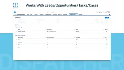 Dispatcher: Round Robin Leads Routing and Case Assignment for Salesforce — screenshot
