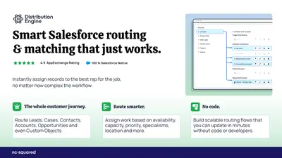 Distribution Engine: Lead Routing & Assignment | Round Robin, Territories & SLAs for Salesforce — screenshot