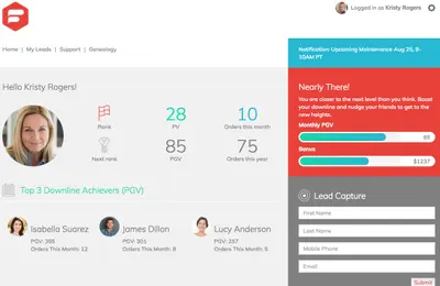 Distributor Back Office Lightning Bolt Solution for Direct Sales for Salesforce — screenshot