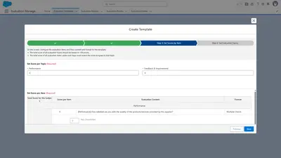DK MPES(Multiple Purpose Evaluation System) for Salesforce — screenshot