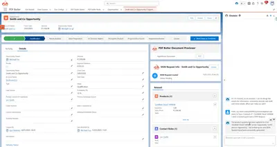 Document Agent by PDF Butler: AI Document Generation and Digital Signatures for Salesforce — screenshot