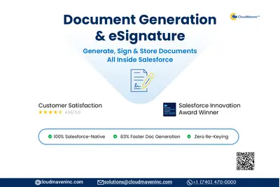 Document Generation and eSignature: Create Documents in Salesforce for Salesforce — screenshot