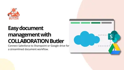 Document Management by PDF Butler: Integrate SharePoint & Google-Drive for Salesforce — screenshot
