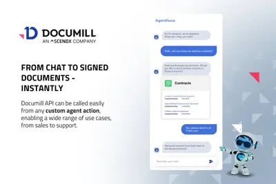 Documill for Agentforce: Document Generation, Automation & E-sign for Salesforce — screenshot