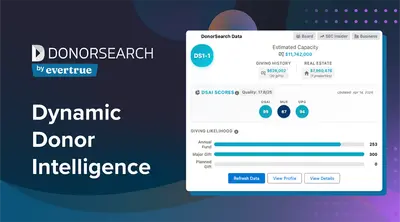 DonorSearch 360+ for Salesforce — screenshot