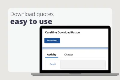 Download Button for Salesforce — screenshot