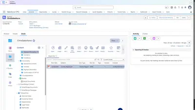 Doxis Document Management for Salesforce for Salesforce — screenshot
