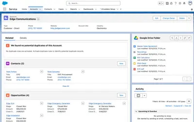 DriveMate: Google Drive, Docs & Sheets for Salesforce for Salesforce — screenshot