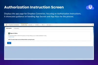 Dropbox Connector For Salesforce File Storage for Salesforce — screenshot