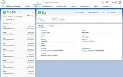 Dunning and Collections for Salesforce Billing for Salesforce — screenshot