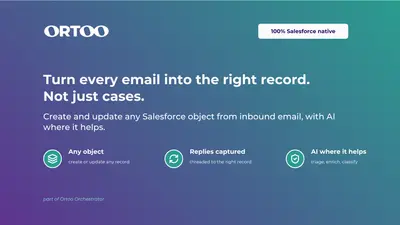 E2A: Smart Email Automation: AI-powered Email Routing + Triage + Data Extraction for Salesforce — screenshot