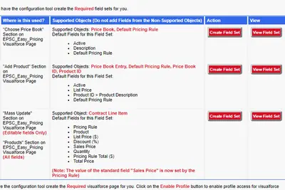 Easy Pricing for Service Contract for Salesforce — screenshot