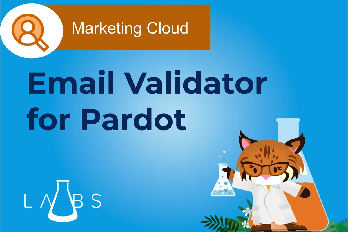 Email Validator for MCAE — screenshot from the Salesforce AppExchange listing