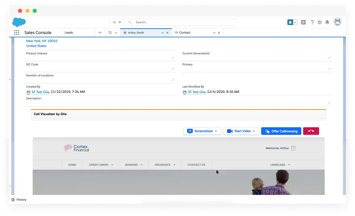 Embedded Interaction Visualizer — screenshot from the Salesforce AppExchange listing