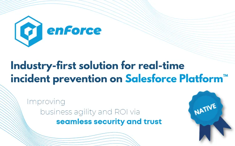 enForce Salesforce Security — screenshot from the Salesforce AppExchange listing