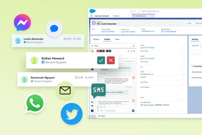Engage CTI — screenshot from the Salesforce AppExchange listing