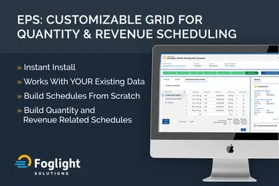 Enhanced Product Schedules: Customizable Grid for Quantity & Revenue Scheduling for Salesforce — screenshot