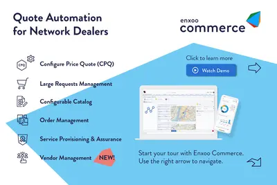 Enxoo Commerce | Network Quote Automation | CPQ for Network dealers for Salesforce — screenshot