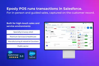 Eposly POS | Salesforce Point of Sale | Payments & Checkout for Salesforce — screenshot