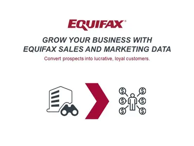 Equifax BusinessConnect™ for Acquiring and Managing B2B Marketing Data for Salesforce — screenshot