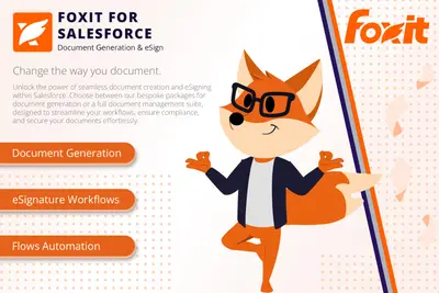 eSign eSignature and Document Generation by Foxit for Salesforce — screenshot