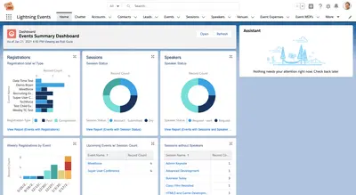 Events for Salesforce — screenshot