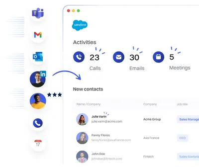 EverReady Connect - AI-Powered Gmail & Outlook Integration for Salesforce — screenshot